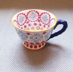 Anthropologie Colorful Large Tea Mug